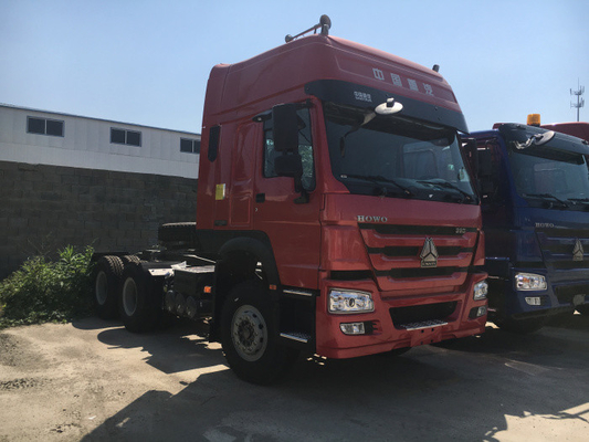 camion del motore primo del trattore di Sinotruk Howo7 della cabina di 371hp HW79 con 2 traversine