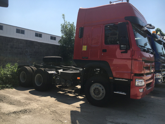 camion del motore primo del trattore di Sinotruk Howo7 della cabina di 371hp HW79 con 2 traversine