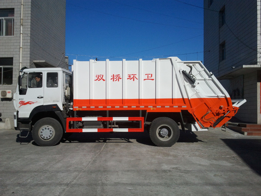 alta prova automatica del tempo del camion del compattatore di rifiuti 10m3 con velocità rapido di caricamento