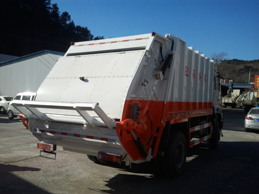 alta prova automatica del tempo del camion del compattatore di rifiuti 10m3 con velocità rapido di caricamento