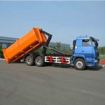 Colore smontabile 290/336/371hp di giallo del camion della raccolta dei rifiuti del trasporto di HOWO 6X4