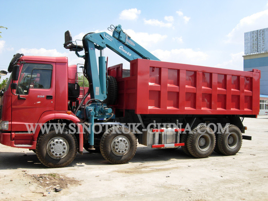 290HP gru montata camion movente destra dell'euro II con l'asta diritta di Tescope