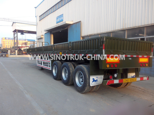 Rimorchi resistenti leggeri dei semi di Dropside con il tetto impermeabile del cursore e della copertura