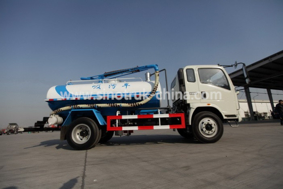 HOWO accendono le ruote del camion 6 di vuoto della fogna 10 tonnellate che caricano 116hp SHMC5107GXW di modello