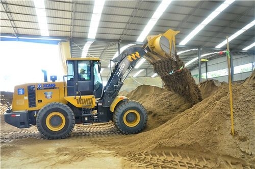 Mobilità e flessibilità del caricatore della ruota del macchinario XCMG della costruzione pesante di LW500KV alte