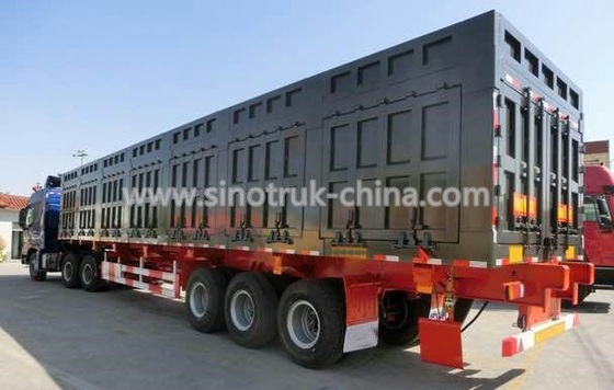 Rimorchi resistenti/Van Semi Trailer dei semi di sicurezza con tipo telescopico carrello di atterraggio