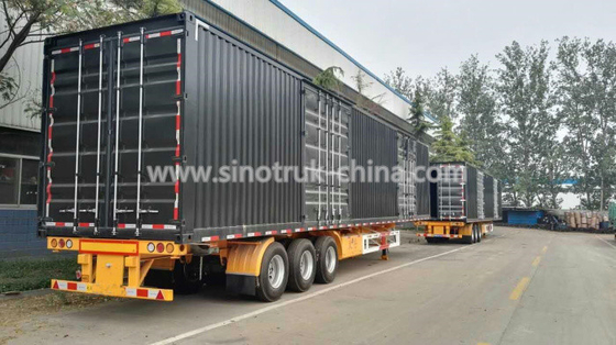 Rimorchi resistenti/Van Semi Trailer dei semi di sicurezza con tipo telescopico carrello di atterraggio