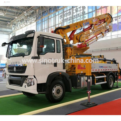 Camion dell'asta del camion/cemento della pompa per calcestruzzo di 6 ruote con 125M3/H ad alto rendimento