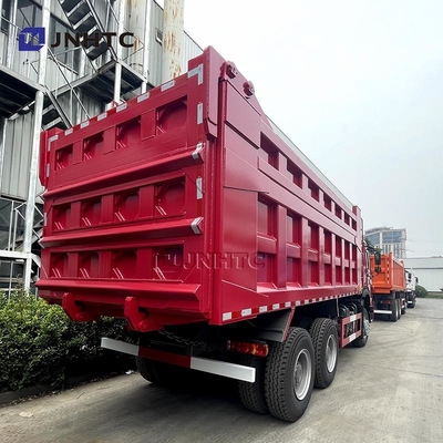 Howo 6x4 Nuovo/usato 10 ruote Dump Truck Diesel Tipper Camera posteriore 400HP Euro 2 Euro 3 Norme di emissioni 8L Hino RHD
