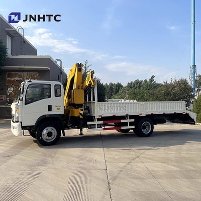 Nuovo o usato Camion montato su gru HOWO Camion rimorchiatore di carico Camion con scala 10 tonnellate Camion telescopico a prolungamento
