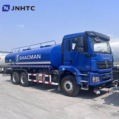Supporto personalizzazione Blue Shacman H3000 20m3 Sprinkler per l'acqua Camion cisterna per l'acqua per la manutenzione stradale