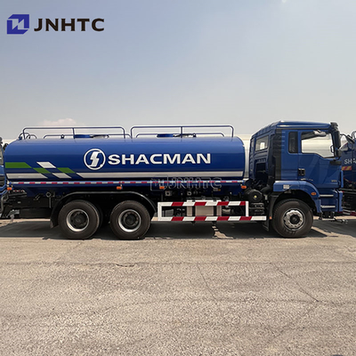 Supporto personalizzazione Blue Shacman H3000 20m3 Sprinkler per l'acqua Camion cisterna per l'acqua per la manutenzione stradale