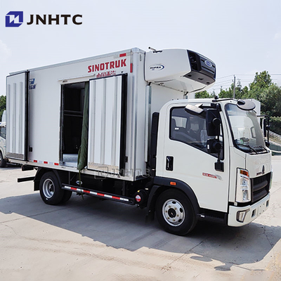 Nuovo HOWO 3t 4t 5t 4x2 Camion frigorifero Camion alimentare leggero Camion frigorifero