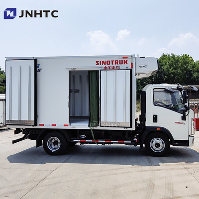 Nuovo HOWO 3t 4t 5t 4x2 Camion frigorifero Camion alimentare leggero Camion frigorifero