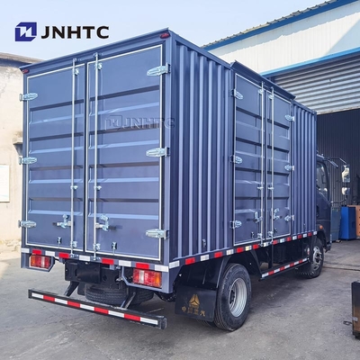 China Light Truck HOWO Van Tank Cargo 4X2 116hp 6 ruote Box Truck in vendita