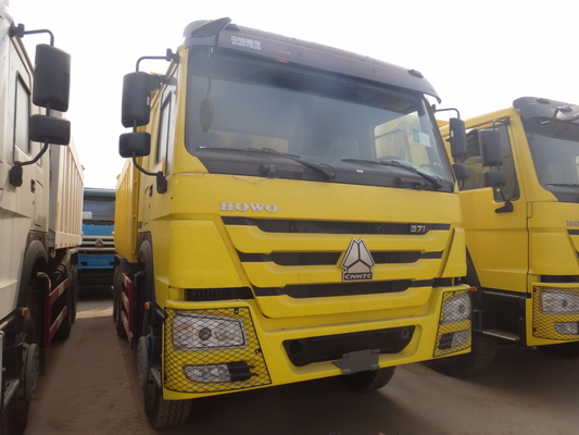 L'autocarro con cassone ribaltabile giallo di 371hp 20M3 RHD Sinotruk Howo 6x4 per 40-50 tonnellate carica