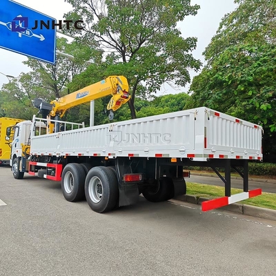 Nuovo FAW 8 tonnellate 12 tonnellate Telescopico Boom Camion Granello Camion Granello montato Camione idraulico mobile Granello