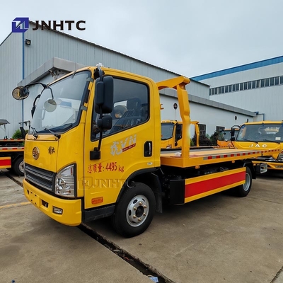 FAW Flatbed Wrecker 4*2 3tons 5 Ton 160HP Road Recovery Wrecker Truck Buono prezzo