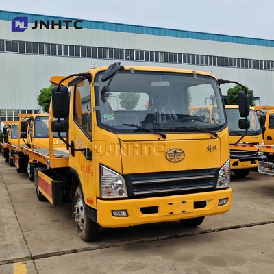FAW Flatbed Wrecker 4*2 3tons 5 Ton 160HP Road Recovery Wrecker Truck Buono prezzo
