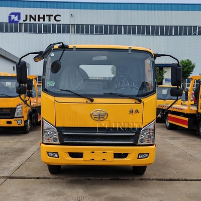 FAW Flatbed Wrecker 4*2 3tons 5 Ton 160HP Road Recovery Wrecker Truck Buono prezzo