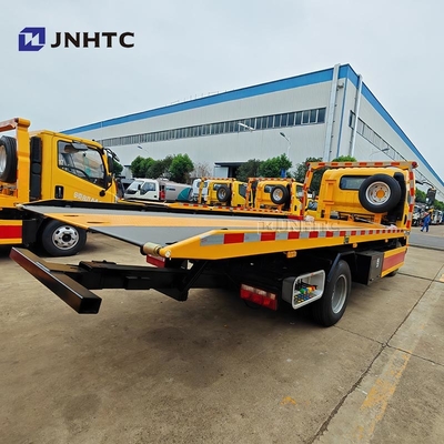 FAW Flatbed Wrecker 4*2 3tons 5 Ton 160HP Road Recovery Wrecker Truck Buono prezzo