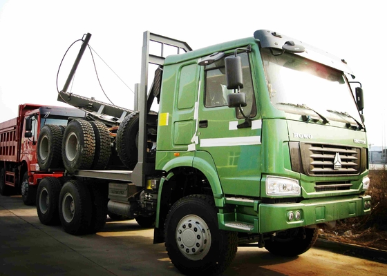 Marca movente destra di Sinotruk Howo del camion del trasportatore del ceppo di 6*6 400l con qualsiasi colore