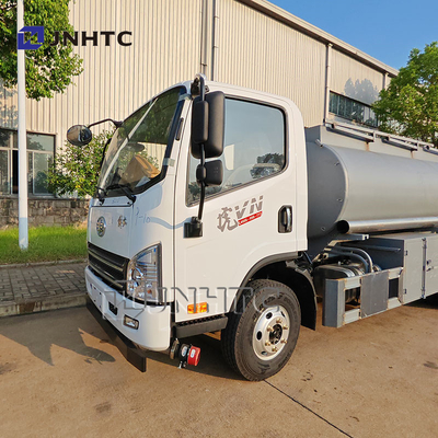 FAW Nuovo camion cisterna d'acqua da 5000 litri diesel carburante camion cisterna d'acqua con motore pompa motore cambio manuale vendita