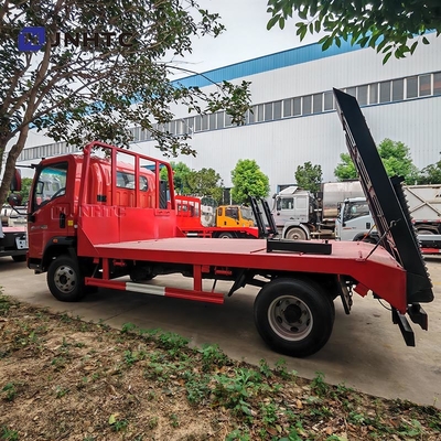 Vendita calda HOWO Wrecker Truck 4x2 3-5 tonnellate Flatbed Light Duty Wrecker Tow Truck