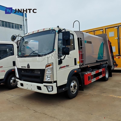 HOWO Camioneria della spazzatura 4X2 5CBM 105CBM Compattatore della spazzatura Camioneria della spazzatura