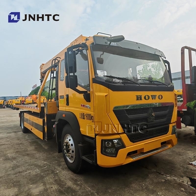 Howo Wrecker Truck 4x2 6 ruote 340hp Wrecker Truck con gru a braccio retto buon prezzo