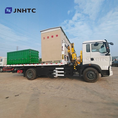 HOWO TX Cran Truck 320HP 4X2 15TON Cargo montato Wrecker Truck con idraulica rettangolare Boom Cran Truck