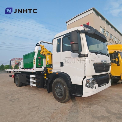 HOWO TX Cran Truck 320HP 4X2 15TON Cargo montato Wrecker Truck con idraulica rettangolare Boom Cran Truck