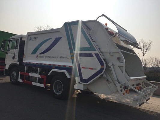 6x4 10 camion del compattatore di rifiuti della ruota 12cbm certificazione dello SGS da 371 cavallo vapore di cavalli vapore