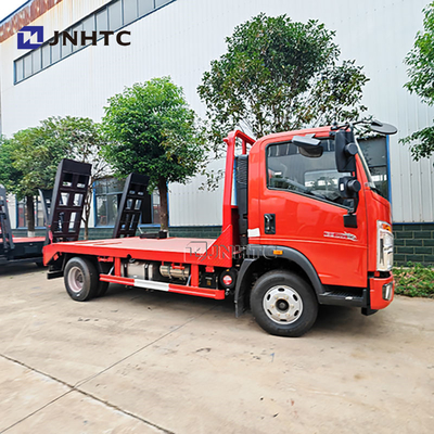 HOWO Piccolo camion a letto basso 4x2 container autocarro a letto piatto prezzo