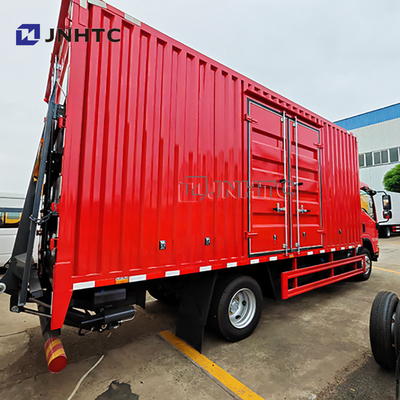 Marchio 5 Ton Truck 4x2 6 Wheeler Cargo Van Mini Truck Euro2 Diesel Cargo Truck Con Cavi Idraulici