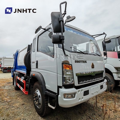 NEW HOWO Camioneria della spazzatura 4X2 5CBM 105CBM Compattatore della spazzatura Camioneria della spazzatura