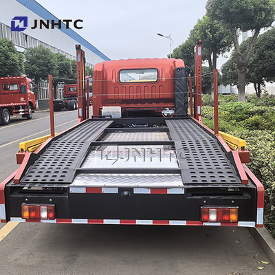 Trascinamento di 3 auto Sinotruk HOWO 4X2 Doppio ponte 5t 6t Diesel Fuel Fully Landed Wrecker Rescue Vehicle Flatbed Truck