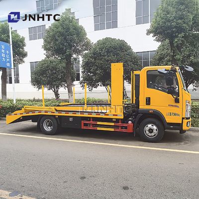 HOWO Light Double Deck Flatbed Road Rescue Wrecker Tow Truck in vendita