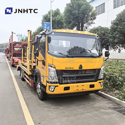 HOWO Light Double Deck Flatbed Road Rescue Wrecker Tow Truck in vendita