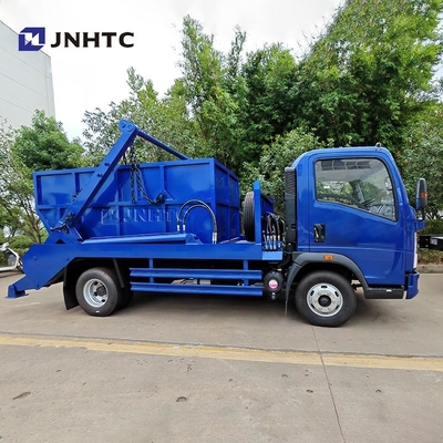 NEW HOWO Camioneria della spazzatura 4X2 5CBM 10CBM Hook Arm Camioneria della spazzatura in vendita