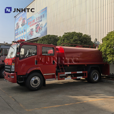 Produttore HOWO 4x2 5000L Cisterna idrica Camion pompieri Camion antincendio