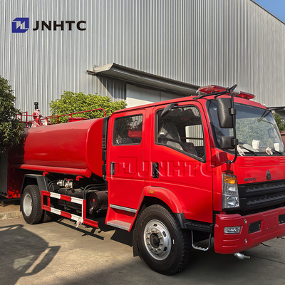 Produttore HOWO 4x2 5000L Cisterna idrica Camion pompieri Camion antincendio