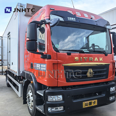 Camion frigorifero Sitrak 4x2 Sinotruk Camion congelatore EURO2/3/4/5 di alta qualità Trasporto raffreddamento Alimenti Prezzo economico In vendita