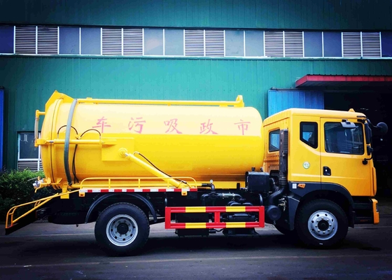 Assi anteriori diesel del camion HF7 di aspirazione della fogna di colore giallo SINOTRUCK 6M3