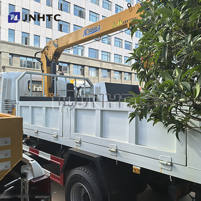 Cina Top Howo 4x2 Camion leggero carico gru montata idraulica 3Ton 4Ton 5Ton Telescopico Pickup Boom Gru in vendita