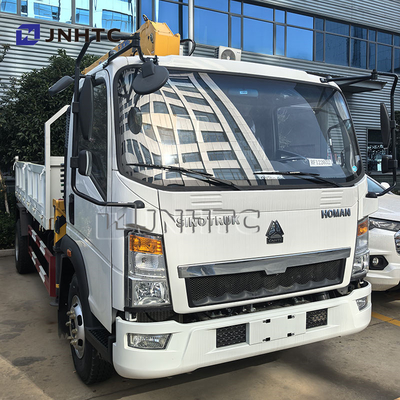 Cina Top Howo 4x2 Camion leggero carico gru montata idraulica 3Ton 4Ton 5Ton Telescopico Pickup Boom Gru in vendita