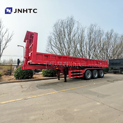 Cina Marca 3 Asse Camioni idraulici di grano Remorchi Dumping Rear End Dump Tipper Semi-Camion Trailer per camion