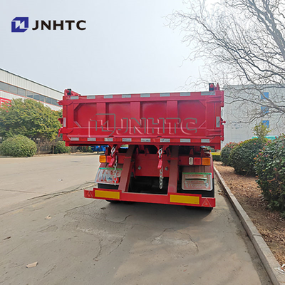 Cina Marca 3 Asse Camioni idraulici di grano Remorchi Dumping Rear End Dump Tipper Semi-Camion Trailer per camion