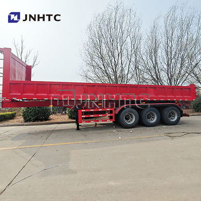 Cina Marca 3 Asse Camioni idraulici di grano Remorchi Dumping Rear End Dump Tipper Semi-Camion Trailer per camion