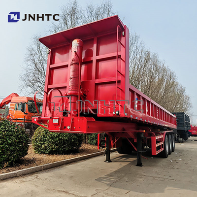 Cina Marca 3 Asse Camioni idraulici di grano Remorchi Dumping Rear End Dump Tipper Semi-Camion Trailer per camion